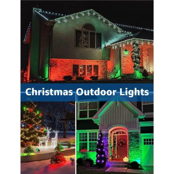 Christmas Spot Lights Outdoor 12W RGB Spotlight 120V LED Color Changing  Lights - Picture 4 of 7